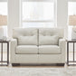 Belziani - Coconut - Loveseat - Leather Match