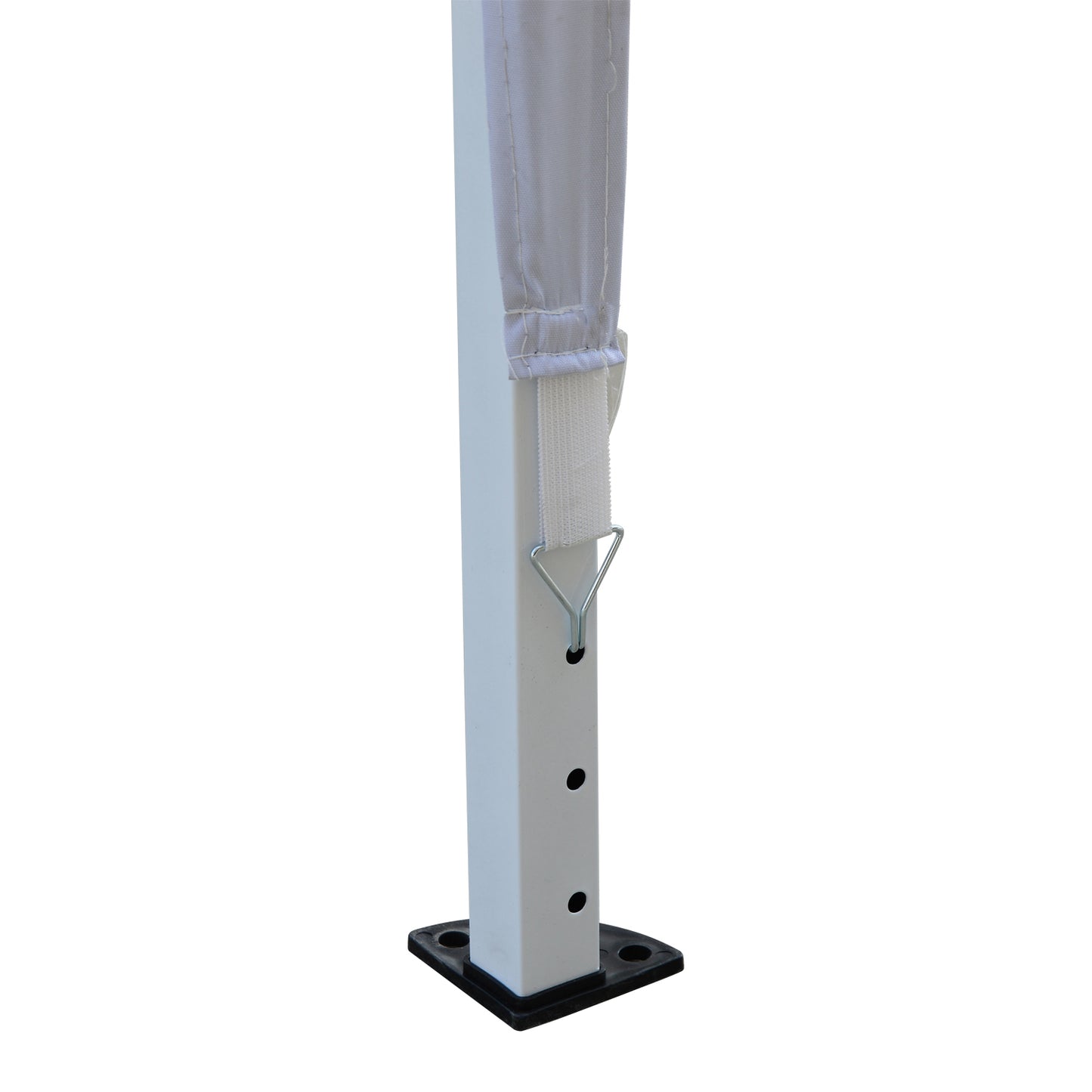 10 x 10ft Folding Pop Up Tent Outdoor Gazebo Canopy with Carrying Bag, White
