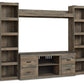 Trinell - 4-Piece Entertainment Center With 60" TV Stand