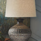 Magan - Antique Bronze Finish - Metal Table Lamp