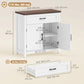 Farmhouse Sideboard Buffet Cabinet with 2 Doors