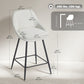 26" Swivel Counter Height Bar Stools Set of 2 - Cream White