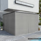 Gazebo Curtains, 10' x 13' Universal Replacement Privacy Curtain, 4-Panels Sidewall with Hooks/C-Rings, Light Grey