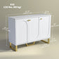 3-Door Sideboard Buffet Cabinet with Storage - White