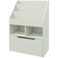 Kids Bookcase with Storage Drawer for Books, Reading Nook, for Classroom, Bedroom, Playroom, Green