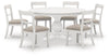 Greddinton - Round Dining Table Set