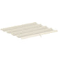 8' x 9.4' Retractable Pergola Canopy Replacement, Fit 7' x 10' Frame, UV30+ Pergola Cover Top Only, Cream