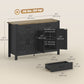 Sideboard Buffet Cabinet, Farmhouse Kitchen Storage Cabinet w/ 2 Drawers and Shelves for Living Room, Entryway