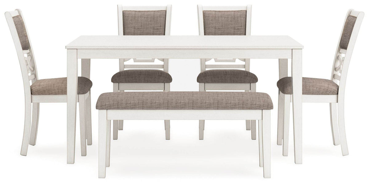 Erinberg - Antique White - Dining Room Table Set (Set of 6) - Forward Furniture