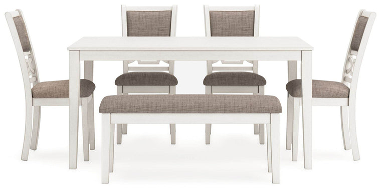Erinberg - Antique White - Dining Room Table Set (Set of 6) - Forward Furniture