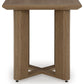 Serene Bay - Dark Brown - Square End Table