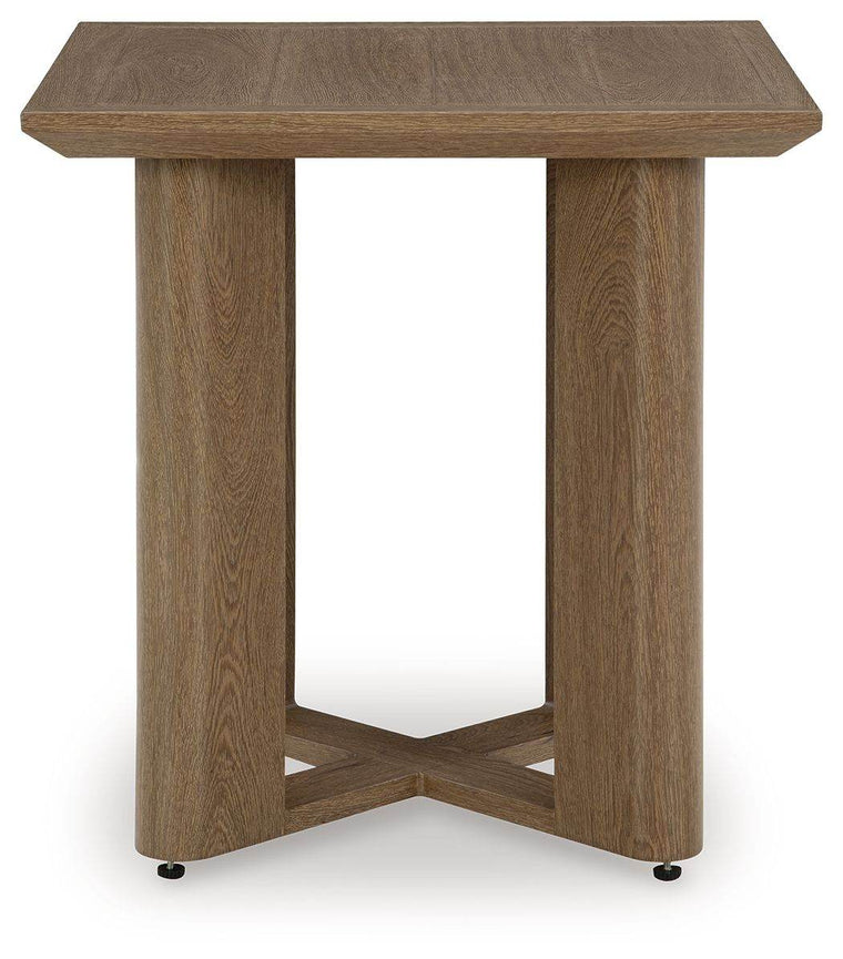 Serene Bay - Dark Brown - Square End Table - Forward Furniture