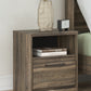 Elbrim - One Drawer Night Stand - Brown