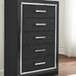 Kaydell - Black - Five Drawer Chest