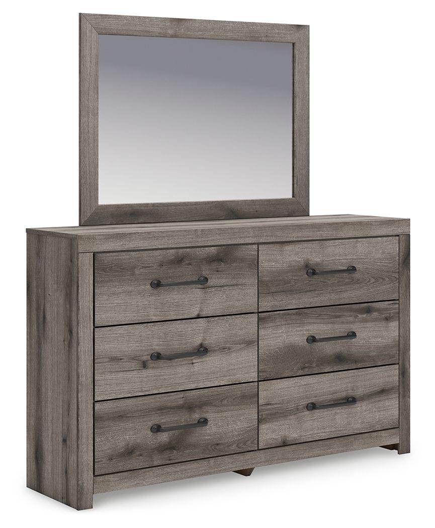 Graystorm - Dresser And Mirror - Brown Gray