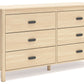 Cabinella - Tan - Six Drawer Dresser