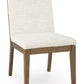 Marxmore - Dining Upholstered Side Chair (Set of 2) - Beige / Brown
