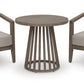 Joy Lagoon - Outdoor Chairs With Cushions/Table (Set of 3) - Beige