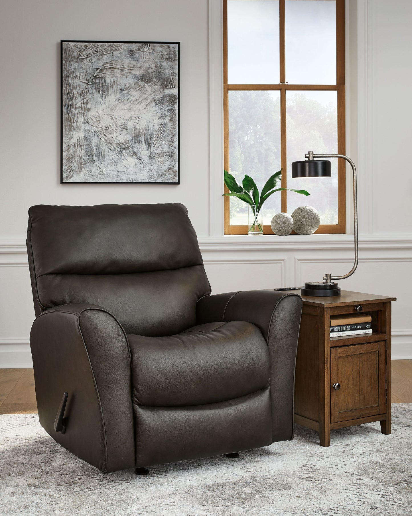 Mcaleer - Thunder - Rocker Recliner - Leather Match