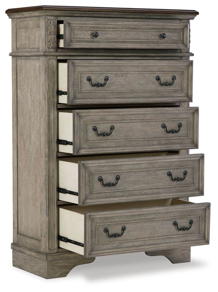 Lodenbay - Antique Gray - Five Drawer Chest - Forward Furniture