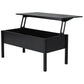 39" Lift-Top Coffee Table with Hidden Storage - Black
