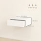 Wall Mounted Floating Nightstands Set of 2 - White