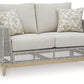 Seton Creek - Gray - Loveseat With Cushion