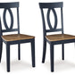 Landocken - Brown / Blue - Dining Room Side Chair (Set of 2)