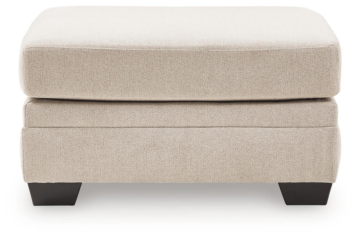 Mandi Point - Oversized Accent Ottoman - Marble