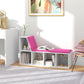 5-Cube Bookcase with Reading Nook - Pink
