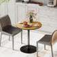 27.6" Round Dining Table Seats 2 - Natural