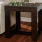 Watson - Dark Brown - Square End Table