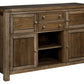 Moriville - Grayish Brown - Dining Room Server