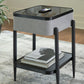 Jorvalee - Gray / Black - Accent Table with Speaker