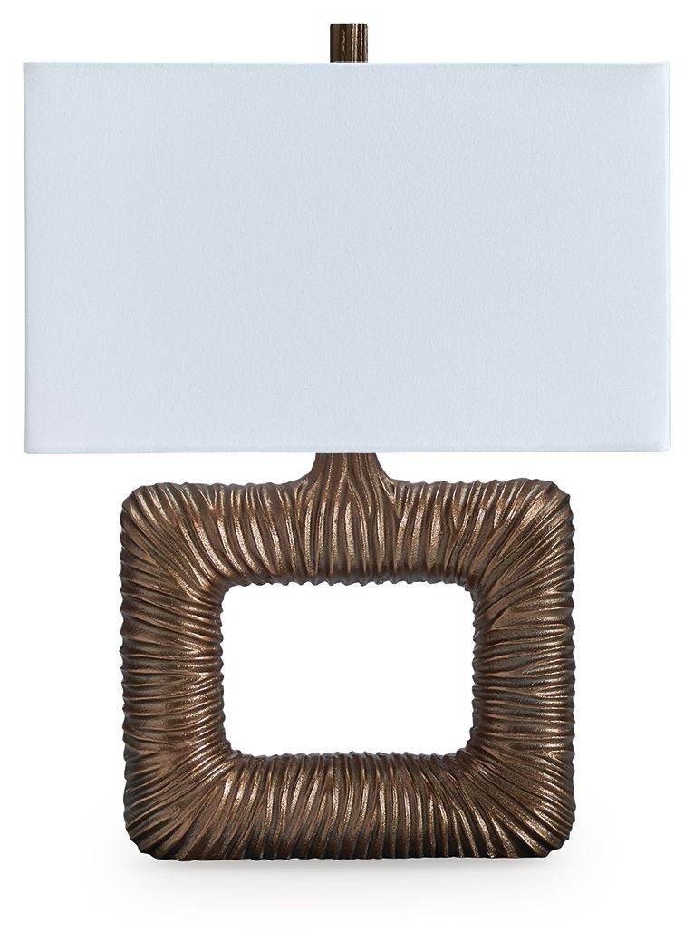 Garronby - Antique Brass Finish - Metal Table Lamp - Forward Furniture