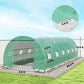26' x 10' x 6.6' Large Walk in Tunnel Greenhouse Garden Plant Seed Green House Premium Steel Frame