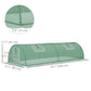 Portable Mini Greenhouse, Tunnel Growing Tent with 5 Mesh Windows and Steel Frame