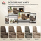 Power Recliner Chair, Fabric Upholstered Recliner Chair with USB Ports, Swivel and Rocking Function, Footrest