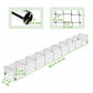 Extra Long Chicken Tunnel for Outside, 354" x 39" Galvanized Steel Chicken Run for 10-15 Chickens or Ducks