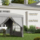 10'x10' Outdoor Pop Up Party Tent Wedding Gazebo Canopy with Carrying Bag (Light Grey)