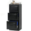 3-Drawer Vertical Filing Cabinet with Lock