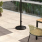 26 lbs Resin Round Umbrella Base with Stand