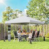9.6' x 9.6' Pop-Up Canopy Tent with Sandbags & Wheeled Bag
