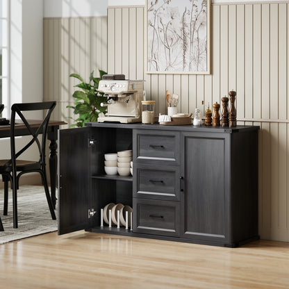 47" Sideboard Buffet with 3 Drawers and 2 Doors