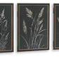 Janisburg - Wall Art Set (Set of 3) - Black / White / Brown