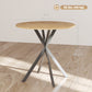 31.5" Industrial Round Dining Table - White Oak