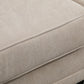 Modern 3 Seater Sofa, Corduroy Fabric 3 Seater Couch with Pine Wood Legs and Rolled Armrests for Living Room, Beige