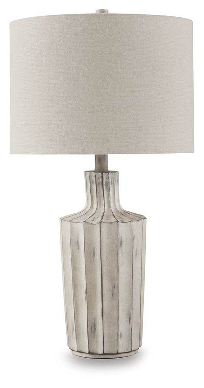 Imre - Distressed Brown - Poly Table Lamp - Forward Furniture