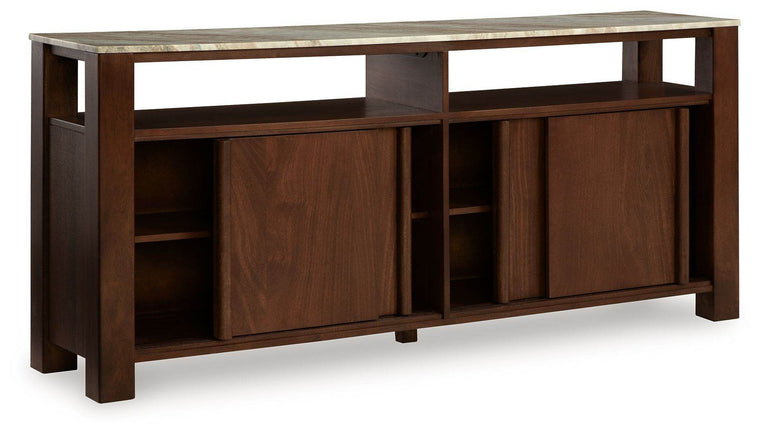 Tobinville - Dark Brown - Accent Cabinet - Forward Furniture