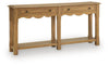 Whitmund - Console Sofa Table - Light Brown
